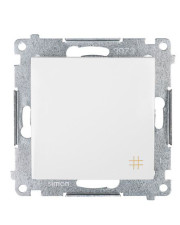 Одинарний перехресний вимикач Kontakt Simon Simon 54 Premium DW7.01/11 (білий)