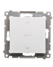 Трьохпозиційний жалюзійний вимикач Kontakt Simon Simon 54 Premium DZW1K.01/11 (1-0-2) (білий)