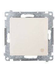 Одинарний перехресний вимикач Kontakt Simon Simon 54 Premium DW7.01/41 (кремовий)