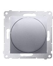 Світлорегулятор для світлодіодів Simon Simon 54 Premium DS9L.01/43 2-100Вт (срібло)