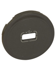 Накладка USB розетки Legrand Celiane (067950) (графит)