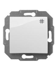 Одноклавішний перехресний вимикач Elektro-Plast Carla 1715-10 (білий)