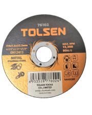 Отрезной диск по металлу/нержавейке Tolsen (76102) 115х1.2х22.2мм