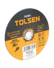 Отрезной диск по металлу/нержавейке Tolsen (76105) 180х1.6х22.2мм