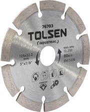 Алмазный сегментный диск Tolsen (76703) 125х22.2х10мм «Профи»
