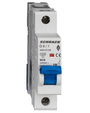 Автоматический выключатель Schrack AM019106 10кА 6А 1P х-ка D