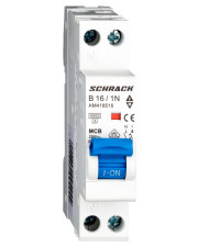 Автоматичний вимикач Schrack AM418516 4,5кА 16А 1P+N х-ка B