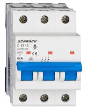 Автоматический выключатель Schrack AM617313 6кА 13А 3P х-ка C