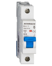 Автоматичний вимикач Schrack AM618104 6кА 4А 1P х-ка B