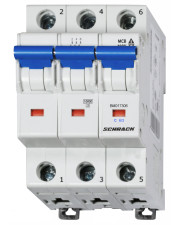 Автоматический выключатель Schrack BM017304 10кА 4А 3P х-ка C