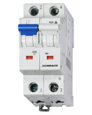 Автоматический выключатель Schrack BM417606 4,5кА 6А 1P+N х-ка C