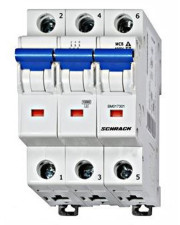 Автоматический выключатель Schrack BM618350ME 6кА 50А 3P х-ка B ME