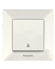 Кнопка звонка Panasonic Arkedia Slim (0019-2BG) (кремовая)