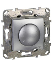 Поворотно-натискний світлорегулятор Schneider Electric MGU5.513.30 4-400Вт (алюміній)