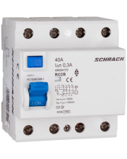 ПЗВ Schrack AR004130 10кА 40А 300мА 3P+N тип AC