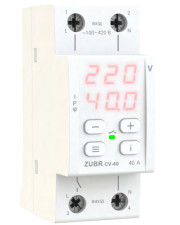 Реле контроля тока Zubr CV-40 red 40А 8800ВА