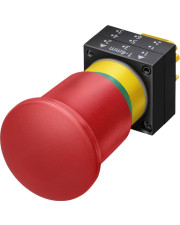 Красная грибовидная кнопка аварийной остановки Schrack MSN12000RZ ø40мм