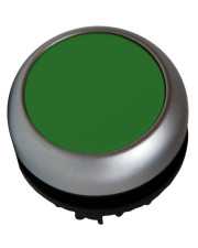 Зеленая плоская кнопка Schrack MM216948 с подсветкой и фиксацией