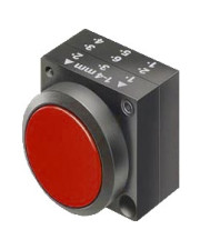 Красная нажимная кнопка Schrack MSL12000R с фиксацией