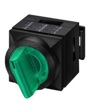 Зеленый двухпозиционный переключатель Schrack MSKB4020R 2х50° с подсветкой и фиксацией