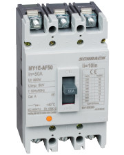 Автоматичний вимикач в литому корпусі АF типу Schrack MY150838B 18кА 50А 3P