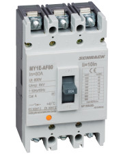 Автоматичний вимикач у литому корпусі АF типу Schrack MY180838B 18кА 80А 3P