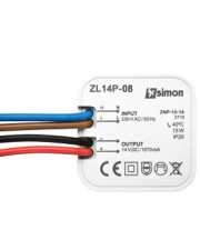 Блок питания Kontakt Simon 54 Premium ZL14P-08 для LED светильников для монтажа в коробке 14В (8Вт)