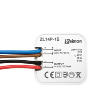 Блок питания Kontakt Simon 54 Premium ZL14P-15 для LED светильников внутрений монтаж 14В (15Вт)