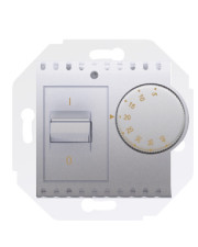 Терморегулятор для теплого пола Kontakt Simon Simon 54 Premium DRT10W.02/43 со встроенным датчиком (серебро)