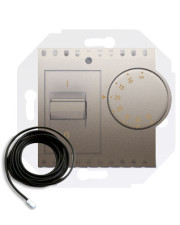 Терморегулятор для теплого пола Kontakt Simon Simon 54 Premium DRT10Z.02/44 с внешним датчиком в комплекте (золото)