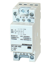 Модульний контактор Schrack BZ326460 24В AC 4НО 25А