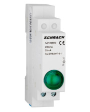 Зелений модульний LED індикатор Schrack AZ106800 230В AC