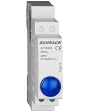 Синий модульный LED индикатор Schrack AZ106803 230В AC
