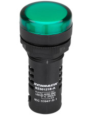 Зеленый LED индикатор Schrack BZ501218B 230В AC