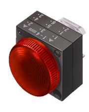 Красная сигнальная лампа Schrack MSM12000 IP65 ø28мм