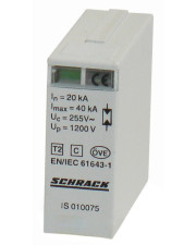 Модуль защитного разрядника Schrack IS010075 IS 20кА N-PE
