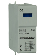 Модуль защитного разрядника Schrack IS010462 UAS 280В N-PE класс D