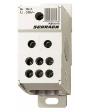 Блок відгалужувальних клем головної електричної лінії Schrack IKB01070 160А 1P (вхід 1×70мм² виходи 6×16мм²)