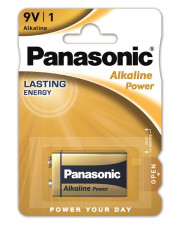 Щелочная батарейка Panasonic 6LF22APB/1BP ALKALINE POWER 6LF22 BLI 1 ALKALINE