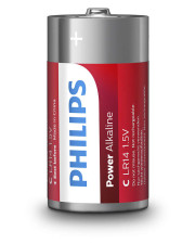 Батарейка Philips LR14P2B/10 Power Alkaline C BLI 2