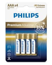 Батарейка Philips LR03M4B/10 Premium Alkaline AAA BLI 4