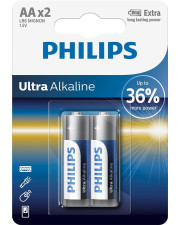 Батарейка Philips LR6E2B/10 Ultra Alkaline AA BLI 2