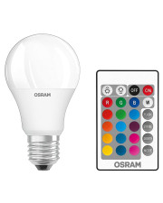 Светодиодная RGB лампа Osram 4058075091733 A60 9Вт 806Лм 2700К E27 с пультом ДУ