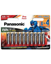 Щелочная AA батарейка Panasonic LR6XEG/10B4FPR Pro Power «Power Rangers» в блистере (10шт)