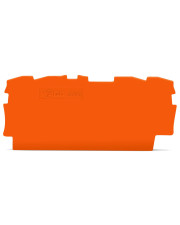 Торцевая/промежуточная пластина Wago 2000-1492 0,7мм (оранжевая)