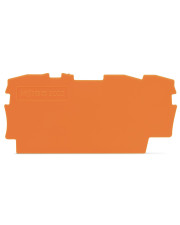 Конечная пластина Wago 2002-1392 к трехконтактной клемме (оранжевая)