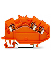 Клемма Wago 780-654 TS 35 (оранжевая)