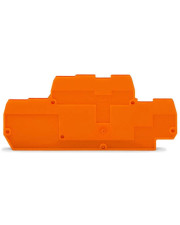 Конечная пластина Wago 870-574 к двухуровневой проходной клемме (оранжевая)
