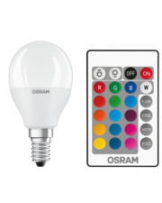 Светодиодная лампа Osram 4058075144385 LED STAR Е14 5,5-40Вт 2700K+RGB 220В Р45 с пультом ДУ