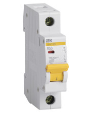 Автоматический выключатель IEK MVA20-1-050-B ВА47-29 1P 50A 4,5кА х-ка B